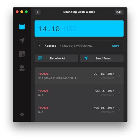 mymonero online wallet.